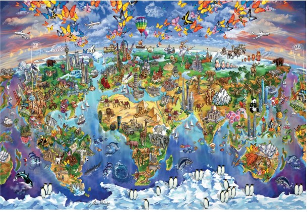 EUROGRAPHICS 5000 PIECE WORLD WONDERS - Image 2