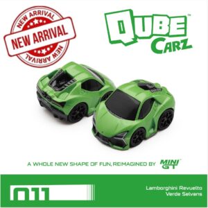 MINI GT 1:64 QUBECARZ #011 LAMBORGHINI REVUELTO VERDE SELVANUS