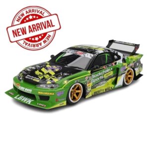 TOP SPEED 1:18 NISSAN SILVIA S15 LB-SUPER SILHOUETTE #555 V2 2024 FORMULA DRIFT JAPAN (TS0694)
