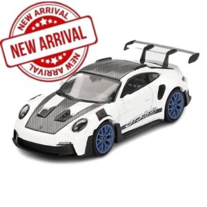 MINI GT 1:64 PORSCHE 911 GT3 RS WHITE WITH INDIGO BLUE (MGT00853-R)