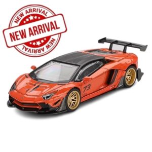 MINI GT 1:64 LB★WORKS LAMBORGHINI AVENTADOR LIMITED EDITION ORANGE MDX 2025 (MGT01133-R)
