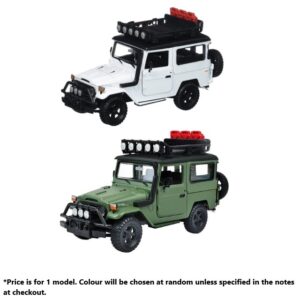 MOTORMAX 1:24 OFF ROAD TOYOTA FJ40 LAND CRUISER ASSTD (#79137)