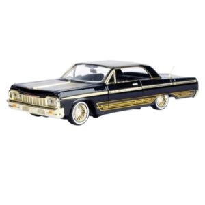 MOTORMAX 1:24 MIDNIGHT ECLIPSE 1964 CHEVROLET IMPALA (#79202)