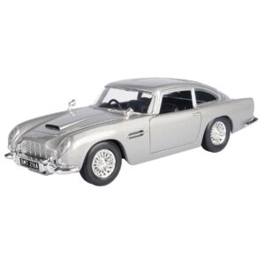 MOTORMAX 1:24 ASTON MARTIN DB5 JAMES BOND GOLDFINGER SILVER (#79857)