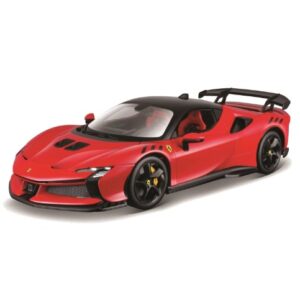 BBURAGO 1:18 2023 FERRARI RACE & PLAY FERRARI SF-90 XX STRADALE - RED