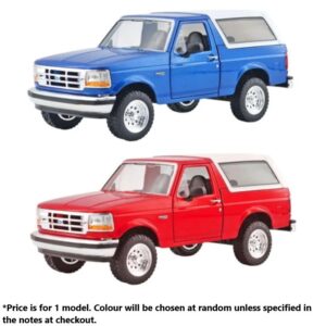 MOTORMAX 1:24 1993 FORD BRONCO XLT ASSORTED (#79399)