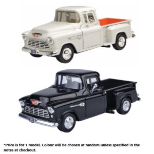 MOTORMAX 1:24 1955 CHEVY 3100 STEPSIDE ASSTD (#73236AC)
