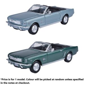 MOTORMAX 1:24 1964½ FORD MUSTANG CONVERTIBLE ASSTD (#73212AC)