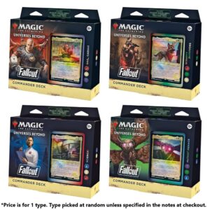 MAGIC THE GATHERING FALLOUT COMMANDER DECK