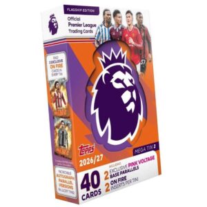 TOPPS 2027 FLAGSHIP PREMIER LEAGUE MEGA TIN