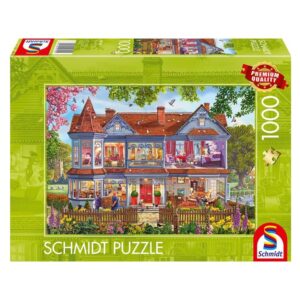SCHMIDT 1000 PIECE HOUSE IN SPRINGTIME