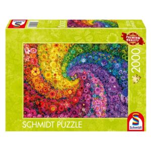 SCHMIDT 2000 PIECE SWIRLING COLOURS IN BLOOM