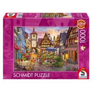 SCHMIDT 1000 PIECE ROMANTIC BAVARIA ROTHENBURG