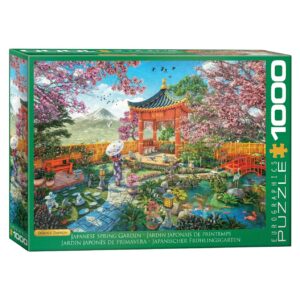 EUROGRAPHICS 1000 PIECE JAPANESE SPRING GARDEN DAVISON