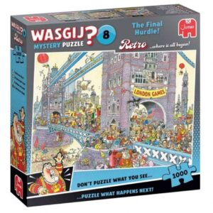WASGIJ 1000 PIECE RETRO MYSTERY 8 THE FINAL HURDLE!