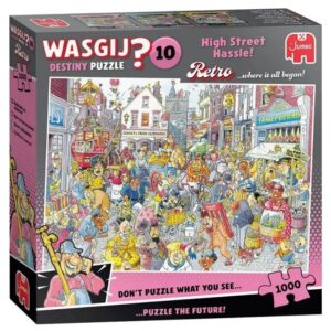 WASGIJ 1000 PIECE RETRO DESTINY 10 HIGH STREET HASSLE!