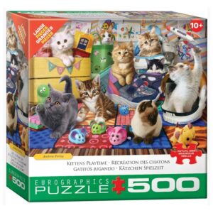 EUROGRAPHICS 500 PIECE XL KITTENS PLAYTIME