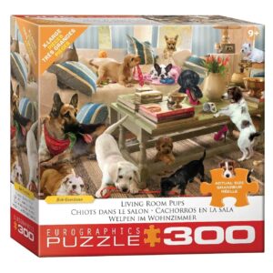 EUROGRAPHICS 300 PIECE XL LIVING ROOM PUPS