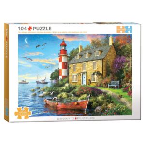 EUROGRAPHICS 104 PIECE THE COTTAGE LIGHTHOUSE