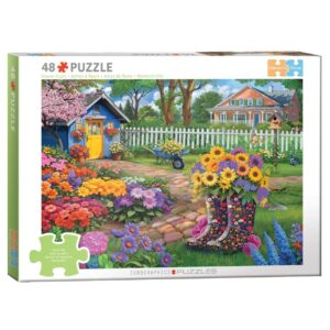 EUROGRAPHICS 48 PIECE FLOWER BOOTS