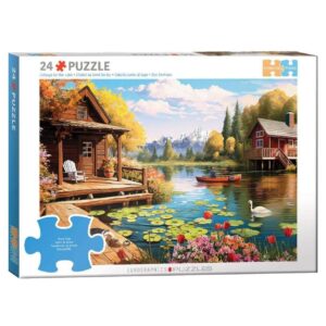 EUROGRAPHICS 24 PIECE COTTAGE BY THE LAKE