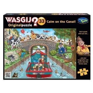 WASGIJ 1000 PIECE ORIGINAL 33 CALM ON THE CANAL