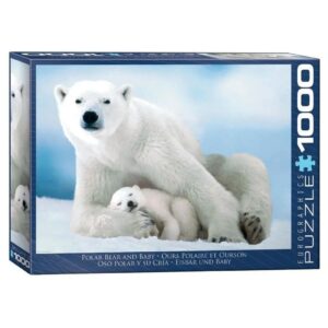 EUROGRAPHICS 1000 PIECE POLAR BEAR AND BABY