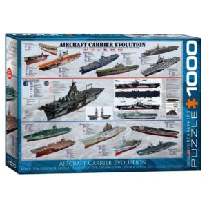 EUROGRAPHICS 1000 PIECE AIRCRAFT CARRIER EVOLUTION
