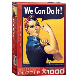 EUROGRAPHICS 1000 PIECE ROSIE THE RIVETER, HOWARD MILLER