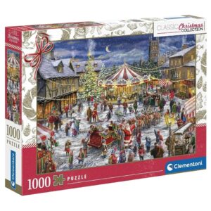 CLEMENTONI 1000 PIECE THE CHRISTMAS FAIR