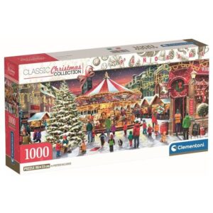 CLEMENTONI 1000 PIECE PANORAMA CHRISTMAS VILLAGE