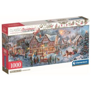 CLEMENTONI 1000 PIECE PANORAMA GETTING READY FOR CHRISTMAS