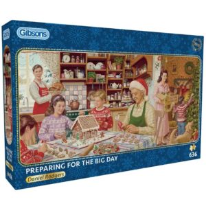 GIBSONS 636 PIECE PREPARING FOR THE BIG DAY