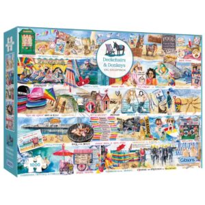 GIBSONS 1000 PIECE DECKCHAIRS & DONKEYS