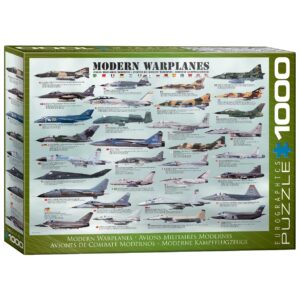 EUROGRAPHICS 1000 PIECE MODERN WARPLANES