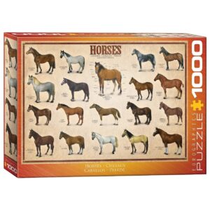 EUROGRAPHICS 1000 PIECE HORSES