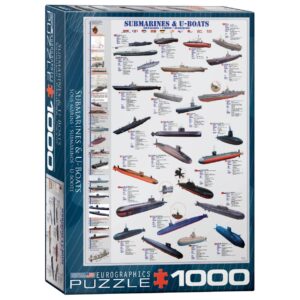 EUROGRAPHICS 1000 PIECE SUBMARINES & U BOATS