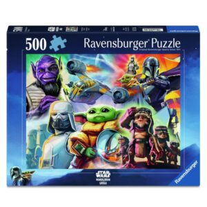 RAVENSBURGER 500 PIECE THE MANDALORIAN AND GROGU