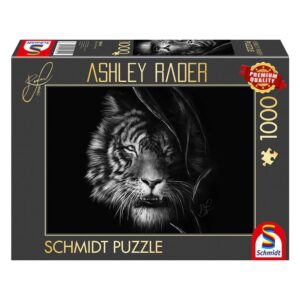 SCHMIDT 1000 PIECE ASHLEY RADER WILDERNESS - TIGER: EPITOME OF FREEDOM