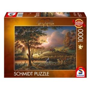 SCHMIDT 1000 PIECE TERRY REDLIN HARVEST IN THE GLOW OF THE SUN
