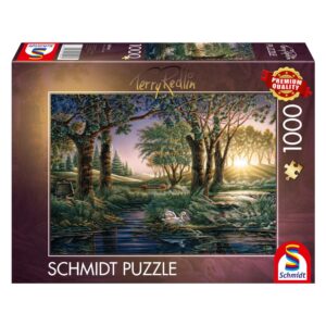 SCHMIDT 1000 PIECE TERRY REDLIN MORNING MAGIC AT THE LAKE
