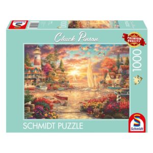 SCHMIDT 1000 PIECE CHUCK PINSON LAKESIDE MORNING TRANQUILITY