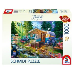 SCHMIDT 1000 PIECE JEFF HAYNIE CARAVANNING IN THE MOUNTAINS