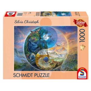 SCHMIDT 1000 PIECE CHRISTOPH YIN & YANG MOUNTAIN WORLD