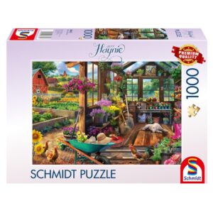 SCHMIDT 1000 PIECE HAYNIE GARDEN SHED