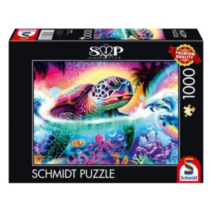 SCHMIDT 1000 PIECE PIKE NEON TURTLE