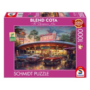 SCHMIDT 1000 PIECE COTA AMERICAN DINER