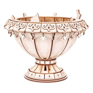 ROBOTIME WOOD BLOOM FLORA URN PLANTER