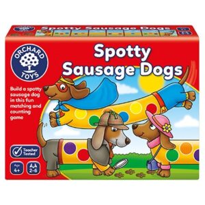 ORCHARD TOYS SPOTTY SAUSAGE DOGS